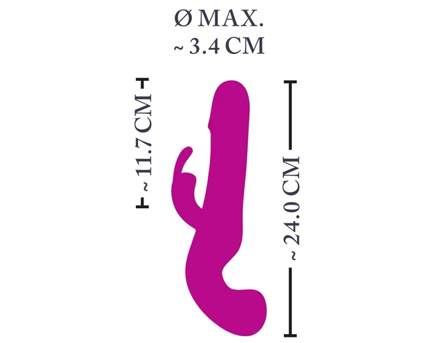 XOUXOU Cumshot - akkus, csiklókaros, spriccelő vibrátor (pink)