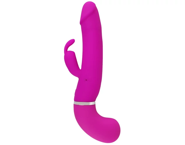 XOUXOU Cumshot - akkus, csiklókaros, spriccelő vibrátor (pink)