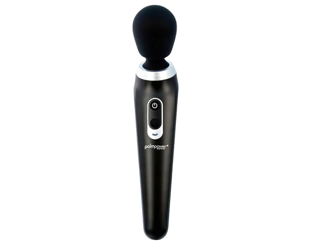 PalmPower Extreme Wand - akkus masszírozó vibrátor (fekete)