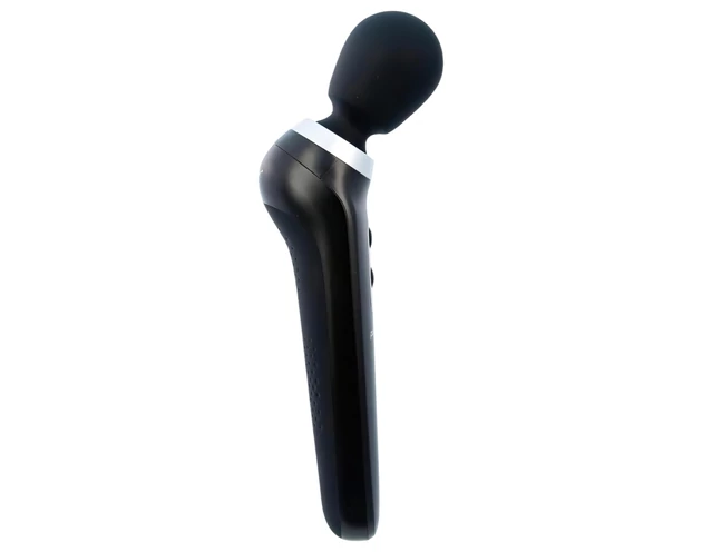 PalmPower Extreme Wand - akkus masszírozó vibrátor (fekete)