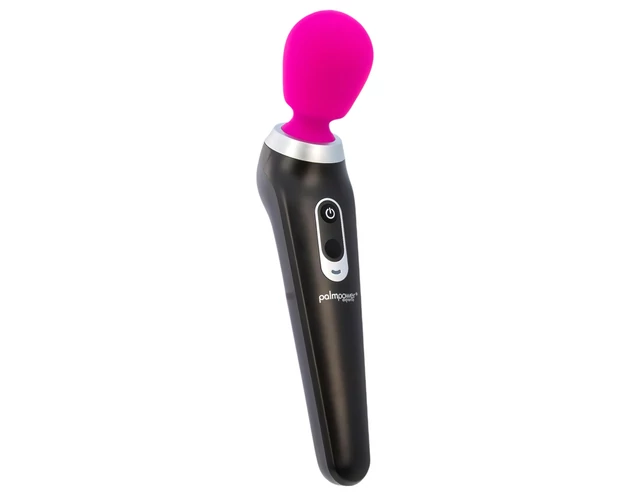 PalmPower Extreme Wand - akkus masszírozó vibrátor (pink-fekete)