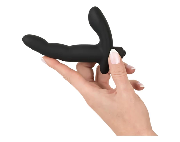 Rebel Naughty Finger - prosztata vibrátor (fekete)