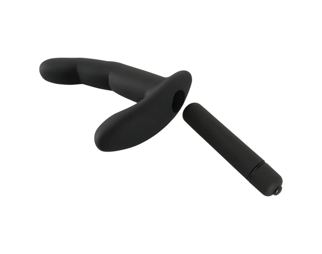 Rebel Naughty Finger - prosztata vibrátor (fekete)