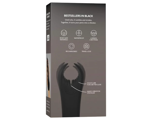 Fun Factory Manta - makkvibrátor (fekete)