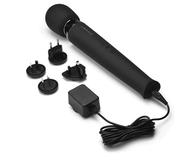 Le Wand Petite - exkluzív, akkus masszírozó vibrátor (fekete)