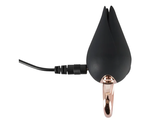 Belou - akkus, vízálló csikló vibrátor (fekete)