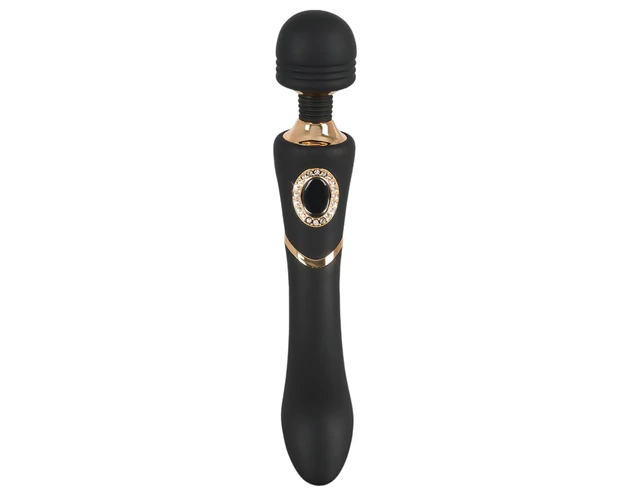 Cleopatra Wand - akkus, vízálló masszírozó vibrátor (fekete)