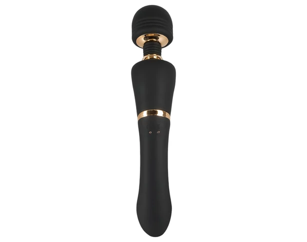 Cleopatra Wand - akkus, vízálló masszírozó vibrátor (fekete)