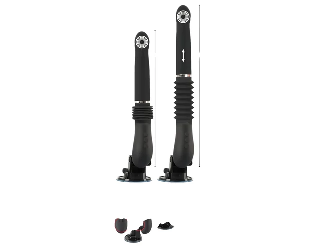 You2Toys RC Fucking Machine 2.0 - akkus lökő vibrátor (fekete)