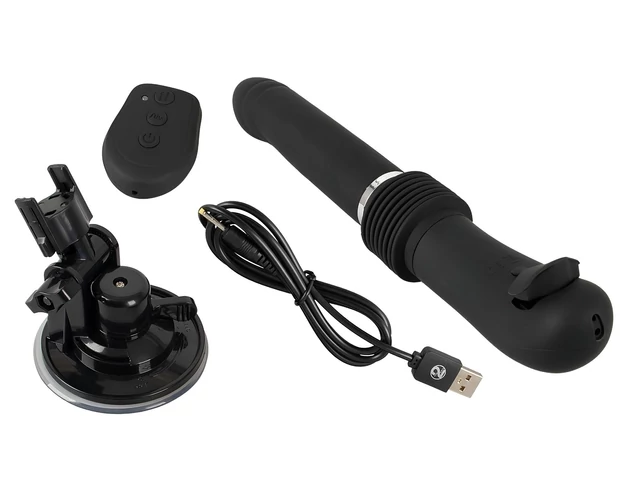 You2Toys RC Fucking Machine 2.0 - akkus lökő vibrátor (fekete)
