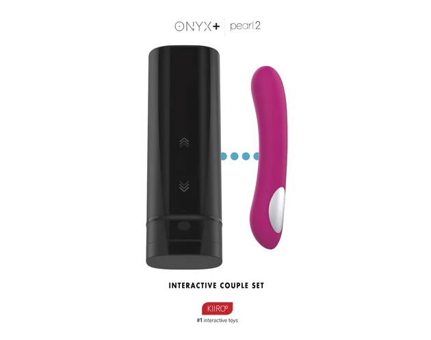 Kiiroo Onyx+ és Pearl 2 - páros szett maszturbátor és vibrátor