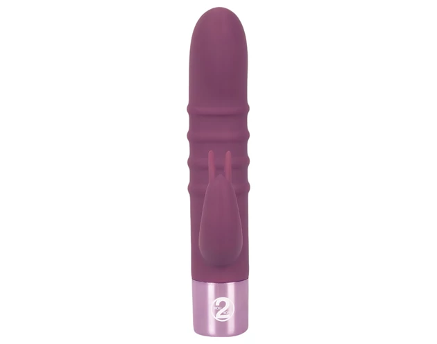 Rabbit Vibe - akkus csiklókaros G-pont vibrátor (lila)