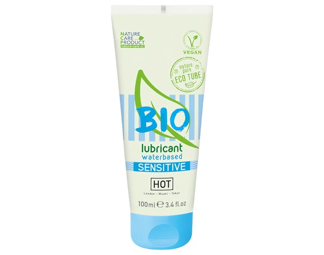 HOT Bio Sensitive - vegán vízbázisú síkosító (100ml)