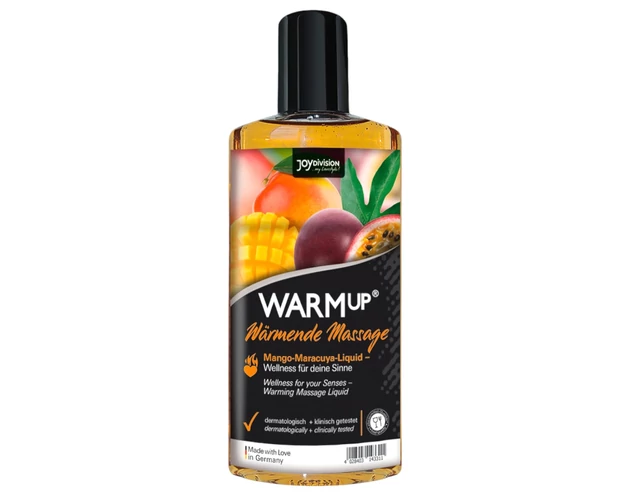 JoyDivision WARMup - melegítő masszázsolaj - mangó-maracuja (150ml)
