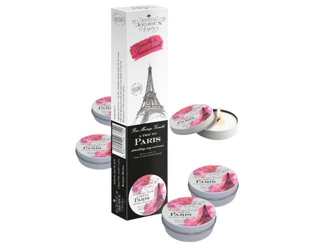 Petits Joujoux Paris - masszázsgyertya - vanília-szantálfa (5x43ml)