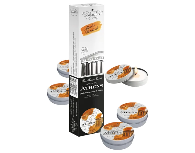Petits Joujoux Athens - masszázsgyertya - pézsma-parfüm (5x43ml)