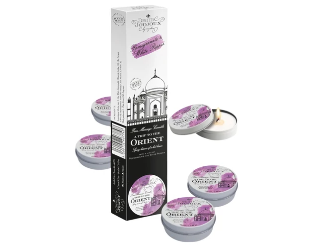 Petits Joujoux - masszázsgyertya - gránátalmás-fehérbors (5x43ml)