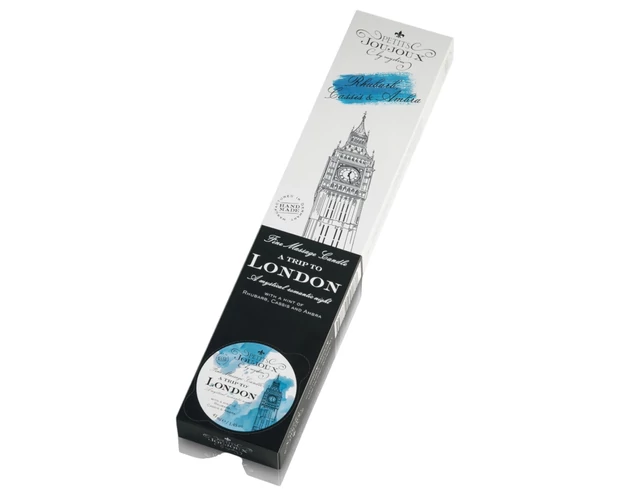 Petits Joujoux London masszázsgyertya - rebarbara-amber (5x43ml)