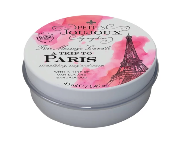 Petits Joujoux - masszázsgyertya - vanília-szantálfa (43ml)