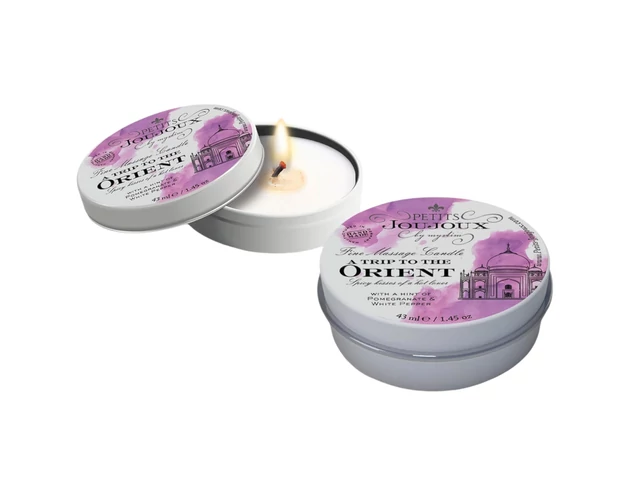 Petits Joujoux Orient - masszázsgyertya 43ml - gránátalmás-fehérbors