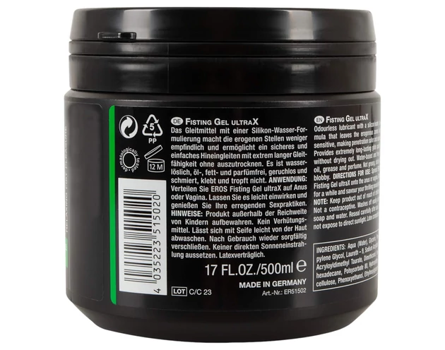 EROS Fisting - (öklöző) síkosító gél (500ml)