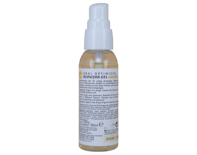 Blowjob Gel - orál síkosító gél - vanília (50ml)