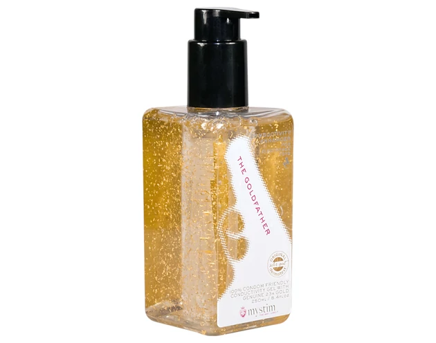 mystim síkosító elektro szexhez - 23k gold (250ml)