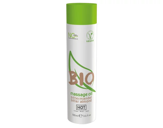 HOT BIO - vegán masszázsolaj - mandula (100ml)