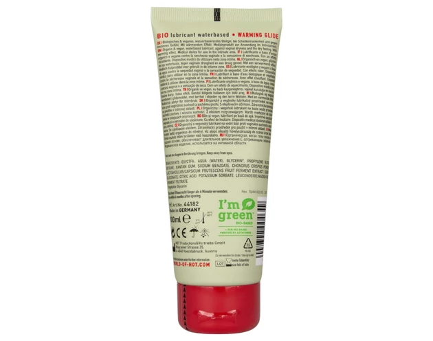 HOT BIO Warming - melegítő hatású vegán síkosító (100ml)