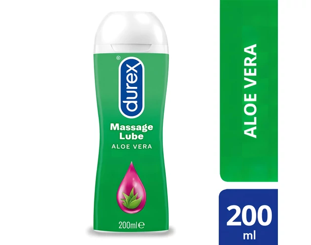 Durex Play 2in1 masszázsolaj - Aloe Vera (200ml)
