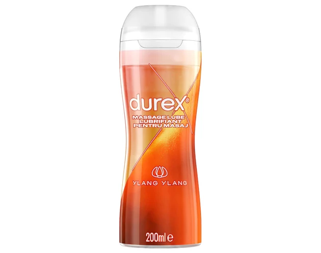 Durex 2in1 masszázsolaj - Ylang Ylang (200ml)