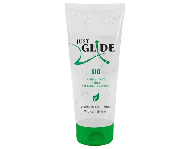 Just Glide Bio - vízbázisú vegán síkosító (200ml)