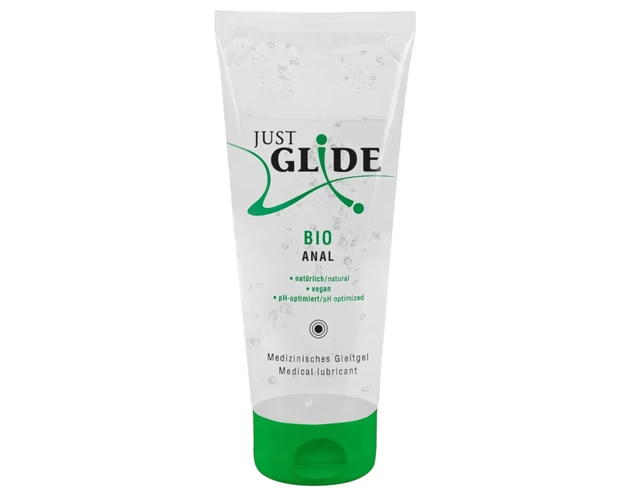Just Glide Bio ANAL - vízbázisú vegán síkosító (200ml)