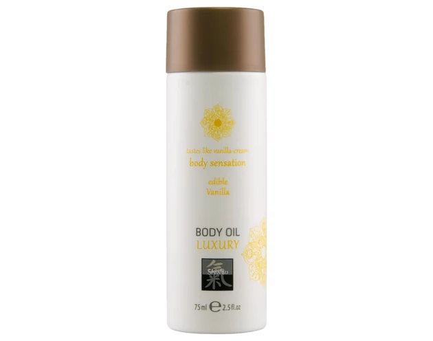 Shiatsu Luxury - ehető masszázsolaj - vanília (75ml)