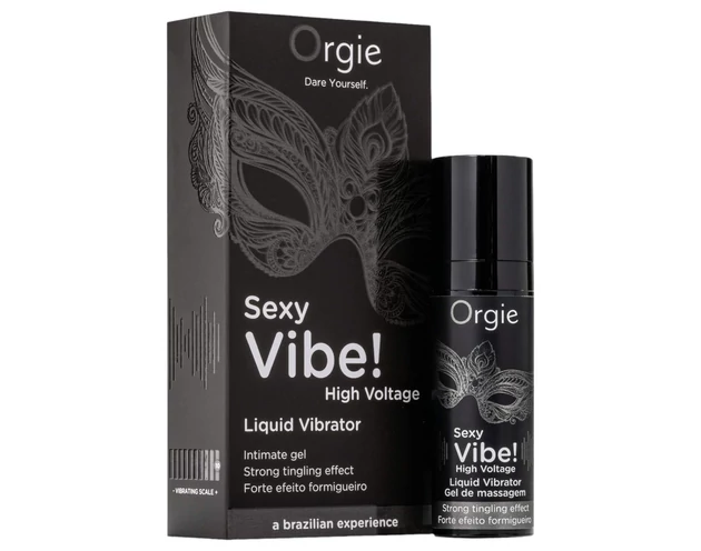 Orgie Sexy Vibe High Voltage - unisex folyékony vibrátor (15ml)