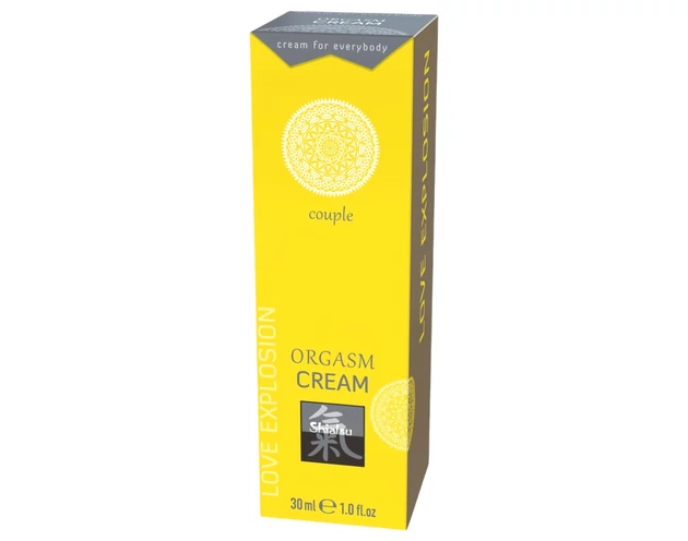 Shiatsu Orgasm - uniszex bizsergető intim krém (30ml)