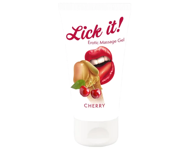 Lick it! - 2in1 ehető síkosító - cseresznye (50ml)