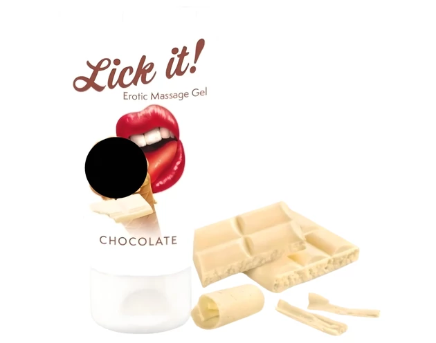Lick it! - 2in1 ehető síkosító - fehércsoki (50ml)