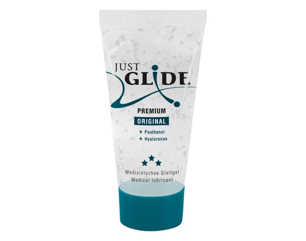 Just Glide Premium Original - vegán vízbázisú síkosító (20ml)