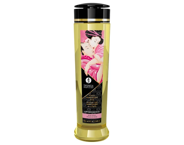 Shunga - masszázs olaj - rózsa (240ml)