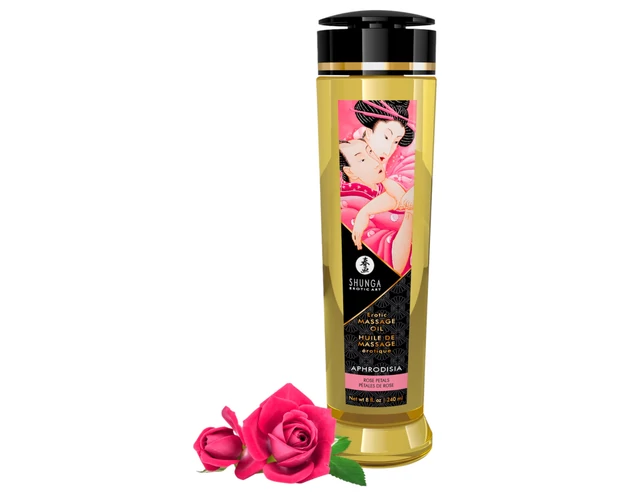 Shunga - masszázs olaj - rózsa (240ml)