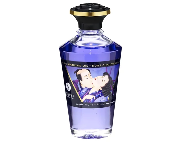 Shunga - melegítő masszázsolaj - egzotikus gyümölcs (100ml)