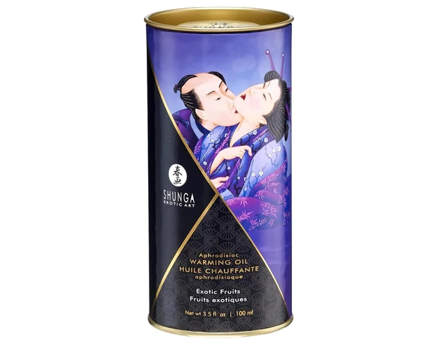 Shunga - melegítő masszázsolaj - egzotikus gyümölcs (100ml)