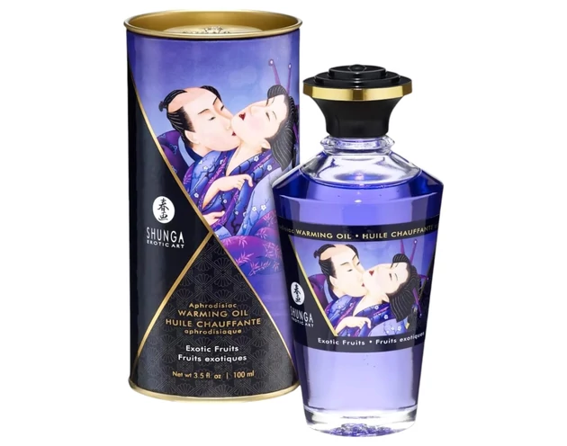 Shunga - melegítő masszázsolaj - egzotikus gyümölcs (100ml)