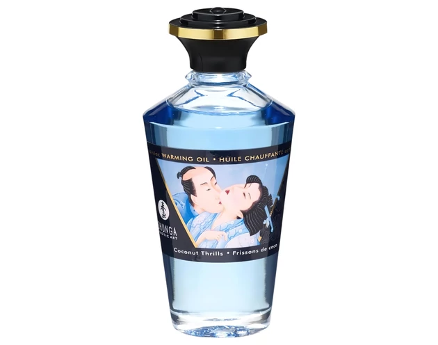 Shunga - melegítő masszázsolaj - kókusz (100ml)