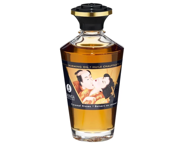 Shunga - melegítő masszázsolaj - karamell (100ml)