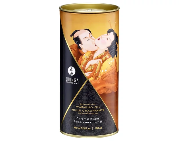 Shunga - melegítő masszázsolaj - karamell (100ml)