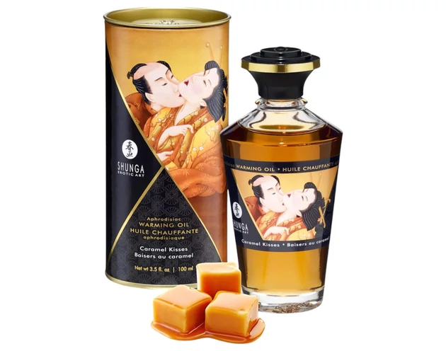 Shunga - melegítő masszázsolaj - karamell (100ml)