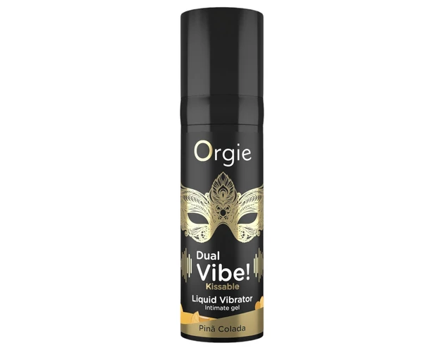 Orgie Dual Vibe! - folyékony vibrátor - Pinã Colada (15ml)