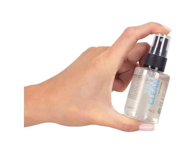 Just Play 2in1 Clean - intim- és terméktisztító spray (50ml)